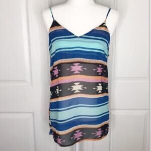 Show me your mumu printed tank top semi sheer